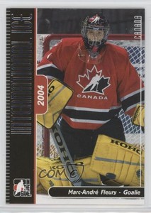 2006 In the Game-Used International Ice Signature Series Marc-Andre Fleury #127