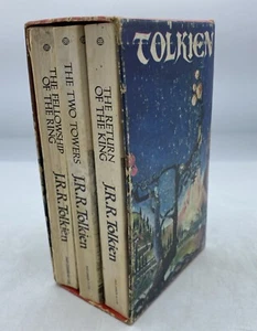 Lord of the Rings JRR Tolkien 1975 Ballantine Books Box Set Authorized Edition - Picture 1 of 19
