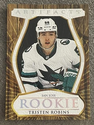Tristen Robins 2023-24 Upper Deck Artifacts #191 Leather Rookie RC - Image 1 of 2