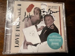 CD firmado LADY GAGA TONY BENNETT “Love for Sale” nuevo genuino auténtico sellado - Imagen 1 de 2