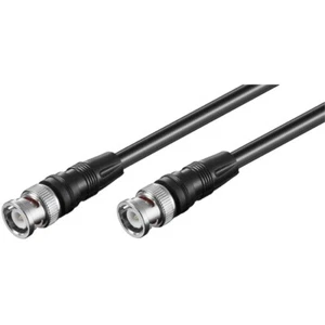 BNC-Kabel 1m beidseitig Stecker RG58C/U 50 Ohm foliengeschirmt schwarz - Bild 1 von 1