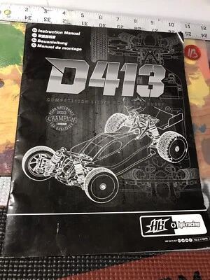 Hpi Racing R413 Buggy Instruction Manual {PreOwned} USA Shipped - Image 1 of 4