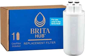 Brita Hub Ersatz Wasserfilter, Bpa-frei, ersetzt 900 Kunststoff Wasserflaschen - Bild 1 von 12