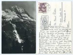 73987 - Lauterbrunnen - Breithorn, Schmandribachfall - Echtfoto - AK, 12.9.1977 - Picture 1 of 1