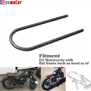 7/8" 22mm Rear Seat Hoop Loop Frame For Honda CB Yamaha XS Suzuki GS Flat Frame - Picture 1 of 8