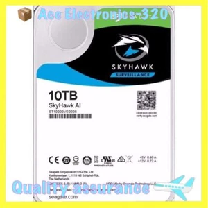 Seagate SkyHawk AI 10TB SATA 6.0Gb/s 3.5" ST10000VE0008 Internal Hard Drive HDD - Picture 1 of 5