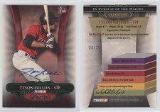 2010 TRISTAR Pursuit Green Auto /25 Tyson Gillies Tyson Gilles #47 Auto