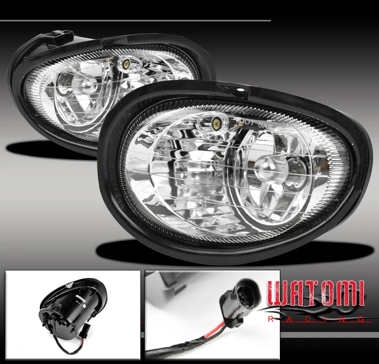 PARA 98-04 PARACHOQUES INTRÉPIDO LUZ ANTINIEBLA CONDUCCIÓN CROMO 00 01 02 03 04 JUEGO NUEVO Foto 1 de 1