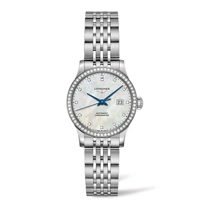 Longines Record SWISS Automatic Diamonds Stainless Steel Ladies Watch L23210876 - Image 1 of 4
