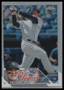 2023 Topps Chrome #191 Anthony Rizzo Refractor - Picture 1 of 2