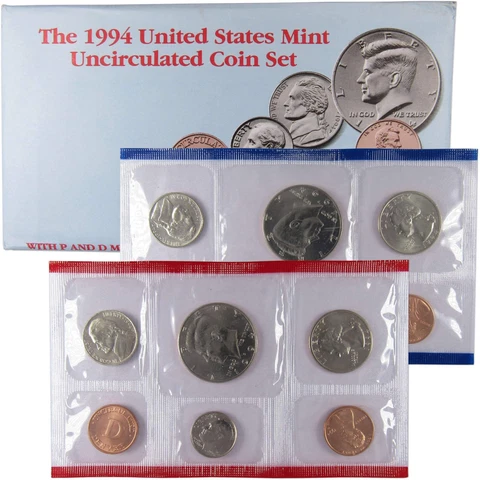 1994 U.S. Mint Set Uncirculated Original Government Packaging OGP Collectible Cover