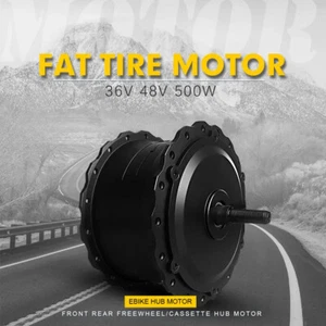 E-bike Snow Fat Tire Conversion Kit 36V 48V 500W Front /Rear Hub Motor Wheel - Picture 1 of 29