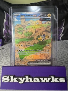 Pokémon TCG Iron Hands ex Paradox Rift 248/182 Holo Special Illustration Rare - Picture 1 of 2