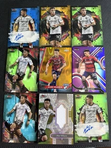2024 Topps Finest MLS Alan Velasco Lot 9 Card Auto, Player Worn. FC Dallas - Picture 1 of 19