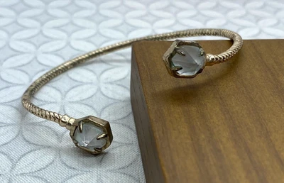 Brazalete Kendra Scott Jamie Twist Brazalete Oro Rosa Marfil Madreperla DAÑADO Foto 1 de 4