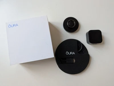 Oura Ring Gen3 Horizon Size 8 - Silver (JZ90-51384-08) - Image 1 of 4