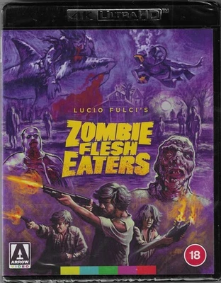 Lucio Fulci's: Zombie Flesh Eaters 4K UHD Blu-ray Region Free Inc Reg Post - image 1 of 3