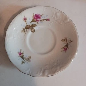 Vintage Wawel Fine China Pompadour Rose WAV8 (Poland) 1 -5 ¾ Saucer - Picture 1 of 4