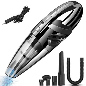 Portable Rechargeable Car Vacuum Cleaner Handheld Wet Dry Wireless, Home Cleaner - Picture 1 of 21