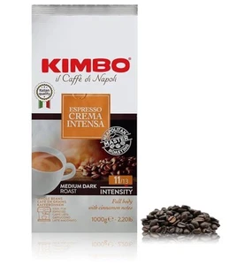 Kimbo Caffè in Grani Crema Intensa 1 Kg X 6 Tosatura Intensa Capsule Cialde - Foto 1 di 4