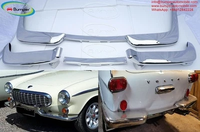 Para-choques Volvo P1800 Jensen Cow Horn (1961-1963) novos - Imagem 1 de 4