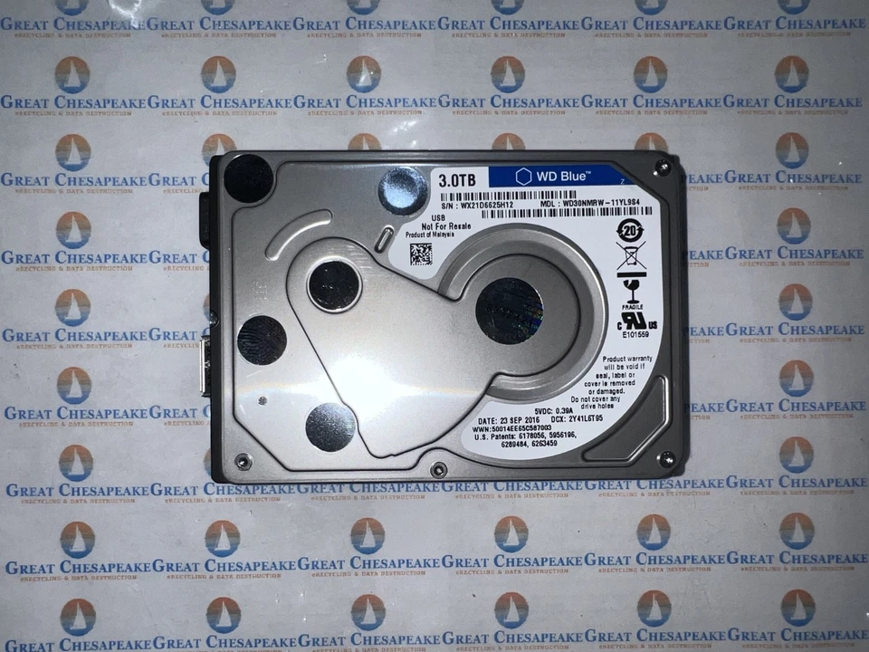 Western Digital WD30NMRW-11YL9S4 3TB USB 3.0 2.5" External HDD TESTED! - Image 1 of 1