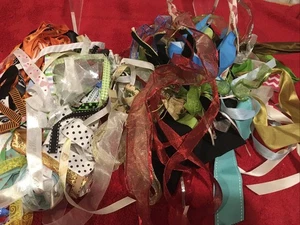 Ribbon lot Halloween Valentine's Day Birthday Wedding Baby Flowers Fall Xmas 9oz - Picture 1 of 11