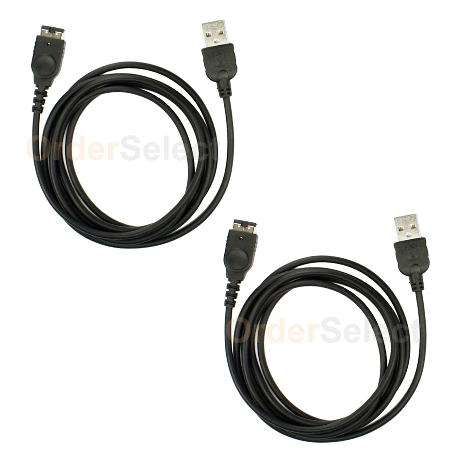 2 USB Fenzer Charger Data Cable Cord for Nintendo DS NDS Gameboy Advance GBA SP - Image 1 of 4