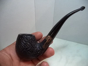 PIPA PIPE PFEIFE ART ITALIANO BLACK RUSTIC SPORT MOD 16 NUOVA NON MARCHIATA - Picture 1 of 1