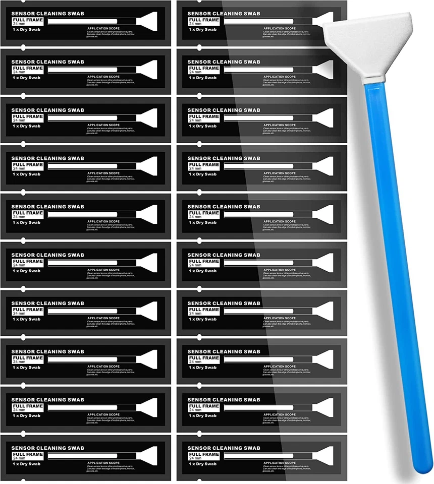 20 Stück 24 mm Sensor Reinigungstupfer für Vollformatsensor der DDR24 DSLR SLR Kamera - Bild 1 von 4