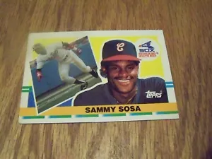 SAMMY SOSA 1990 BIG TOPPS BASEBALL CARD #286 - Picture 1 of 1