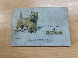 VINTAGE AN ALBUM OF DOGS CIGARETTE CARDS WILLS COMPLETE ALBUM (P2) - Picture 1 of 13