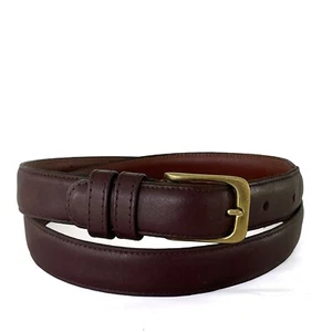 Coach Vintage Burgunderrot Herren Leder Gürtel Gr. 34/85 Messingschnalle Hergestellt in den USA Preppy - Bild 1 von 9