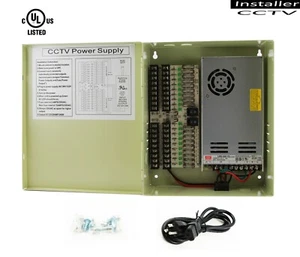 InstallerCCTV 18 Output 29 Amp 12V DC CCTV Distribution Power Supply Box New - Picture 1 of 5