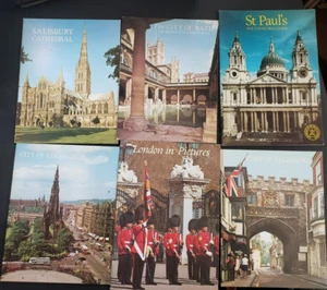 [Lot of 6] European Pictorial Guides - Edinburgh, St. Paul's, London, Bath, etc. - Picture 1 of 5