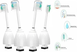 Yabao 4X For Philips Sonicare E Series HX7002 Electric Toothbrush Brush Heads - Picture 1 of 6