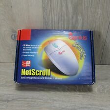 Genius NetScroll Serial Port Mouse - Complete with Original Box NOS