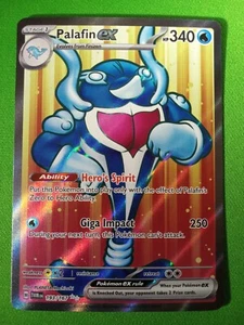 Palafin EX 193/167 Twilight Masquerade Full Art Ultra Rare Pokemon Card NM - Picture 1 of 3