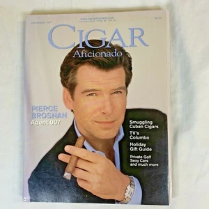 Cigar Aficionado Pierce Brosnan Peter Falk Humidor December 1997 - Picture 1 of 9