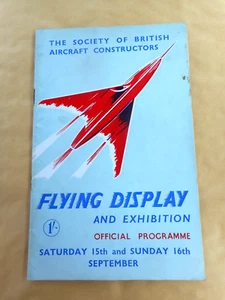FARNBOROUGH FLING DISPLAY 10/1 1 SEPTEMBER 1955 PROGRAMME - Picture 1 of 1