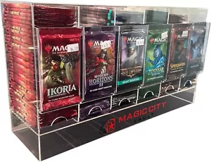 Magic City Vault Acrylic 6 Slot Pack Dispenser - Sports, Pokemon, Magic MTG - Picture 1 of 6