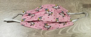 Unicorn Kids Children's cotton Face Mask, Fabric, handmade, reusable & washable - Picture 1 of 2