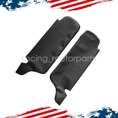 Brand 1pair Sun Visor Replacement Cover Repair For 1994-2004 Ford Mustang Black Foto 1 de 4