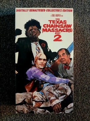 The Texas Chainsaw Massacre 2 (1986) Anchor Bay VHS Collector's Edition  - Image 1 of 4