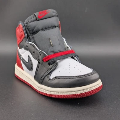 Nike JORDAN 1 RETRO ALTAS OG (TD) Tenis Infantiles/Niños Pequeños Talla 4c, 8c, 9c NUEVAS Foto 1 de 4