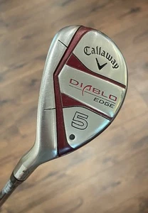 LEFT-HANDED Callaway Diablo Edge 5 Hybrid 27° 60g S-Flex - Picture 1 of 9