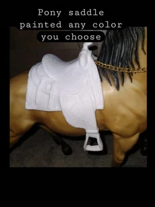 Breyer Replacement western pony saddle horse Painted You Choose Colors - Picture 1 of 1