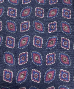 Cambridge Classics Mervyns 100% Pure Silk Vintage Tie Necktie Black Maroon - Picture 1 of 3