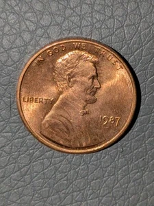 1987 1c Memorial Mint State Deep Red Pristine Condition Misaligned - Picture 1 of 13