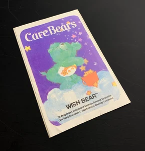 CARE BEARS WISH BEAR large VINTAGE sticker decal 1983 - Picture 1 of 4